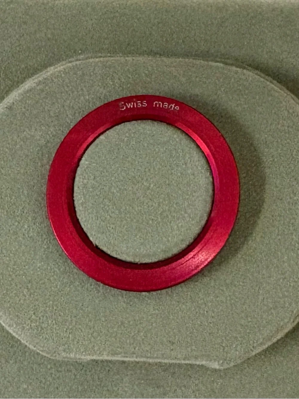 Gucci Red Diamond Cut Bezel for vintage Gucci Bezel watch